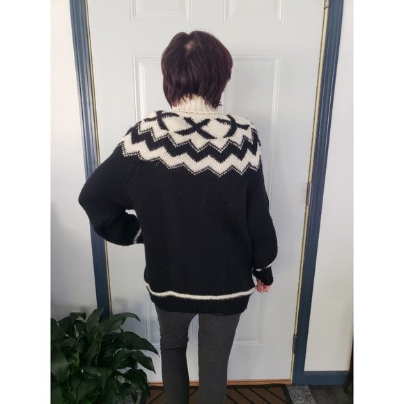 Vintage 90s ESPRIT Wool Turtleneck‎ Sweater - Picture 3 of 5